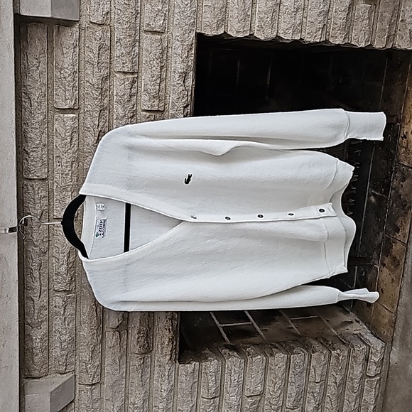 Lacoste cream cardigan - Picture 1 of 7